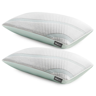 Tempur-Pedic TEMPUR-Adapt ProMid Pillow for Head & Neck Support, King (2 Pack)