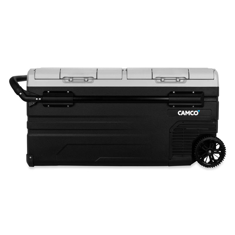 Camco CAM-950 95 Liter Portable Compact Refrigerator with Dual Zone Cooling