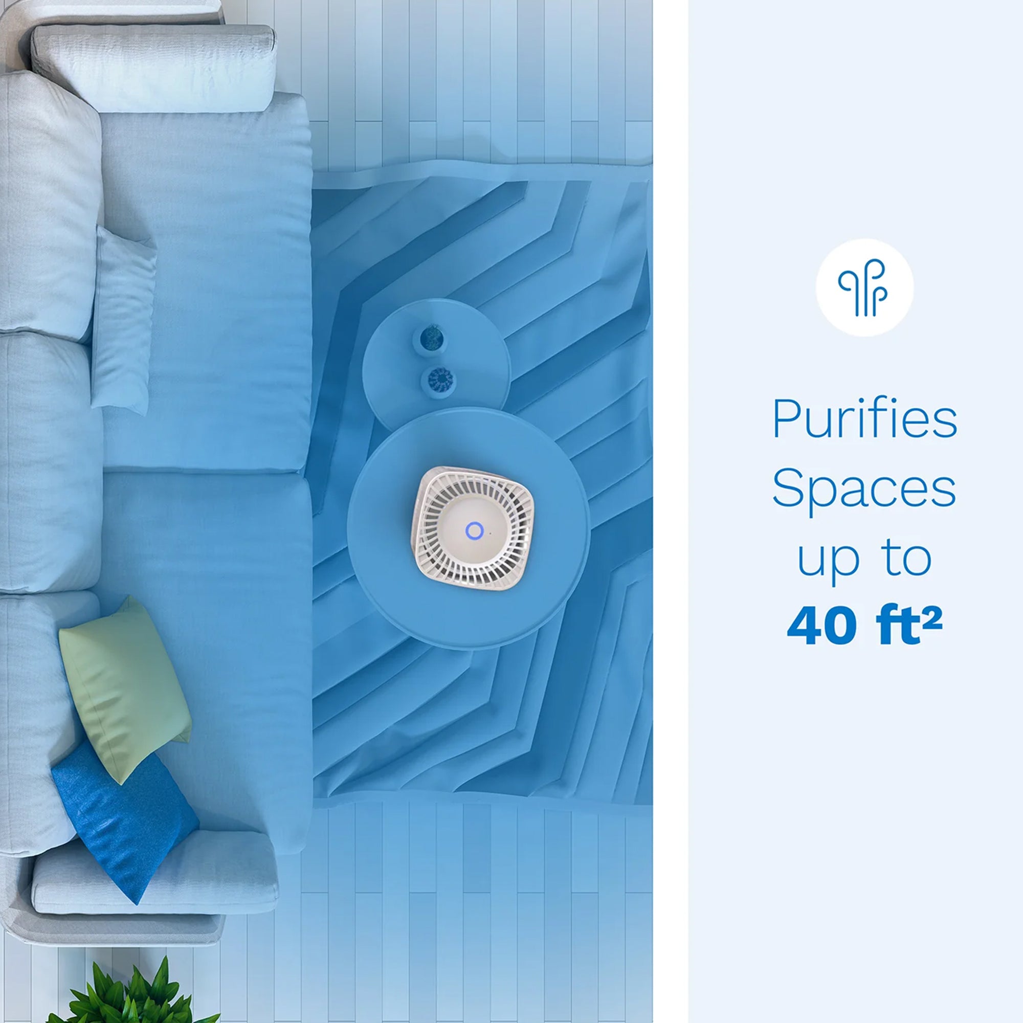 hOmeLabs 4-In-1 Indoor Compact Silent Air Purifier Filtration System Machine - VMInnovations