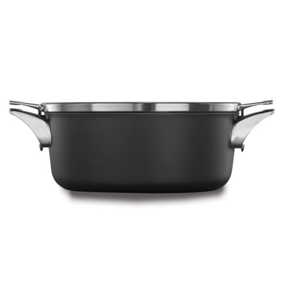 Calphalon Premier Space Saving 5 Quart Hard-Anodized Nonstick Dutch Oven w/Lid - VMInnovations