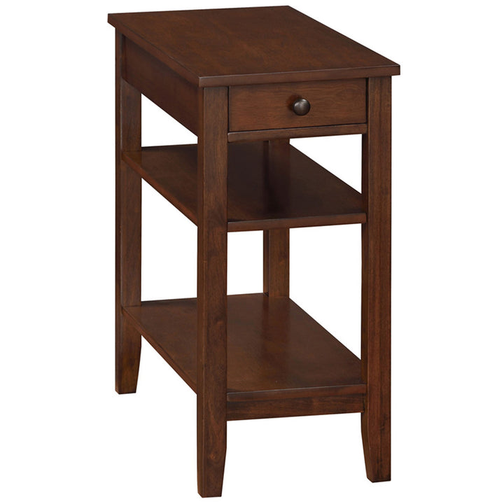 Concepts American Heritage End Table with Charging Station, Espresso (Used) - VMInnovations