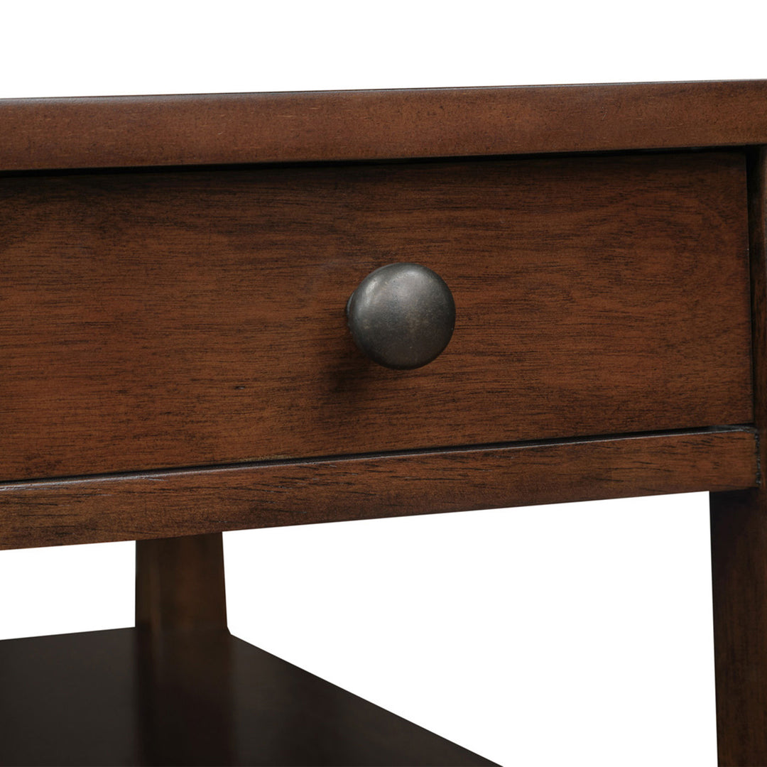 Concepts American Heritage End Table with Charging Station, Espresso (Used) - VMInnovations
