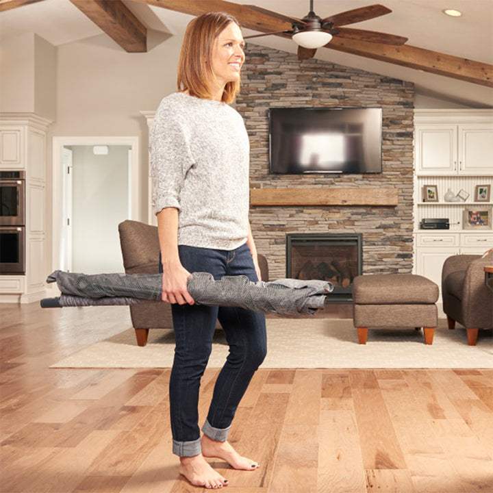 Evenflo Soft & Wide 60" x 27" Portable Polyester Indoor Baby or Pet Gate, Emery - VMInnovations