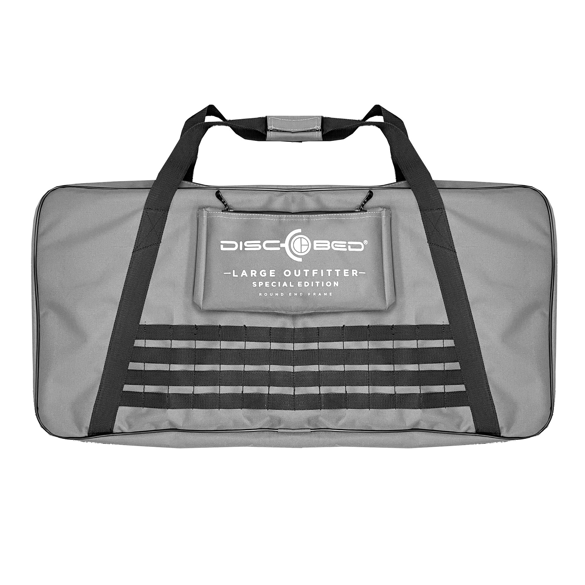 Disc-O-Bed Large Outfitter Bunk Benchable Double Cot w/Storage, Gray (Open Box) - VMInnovations