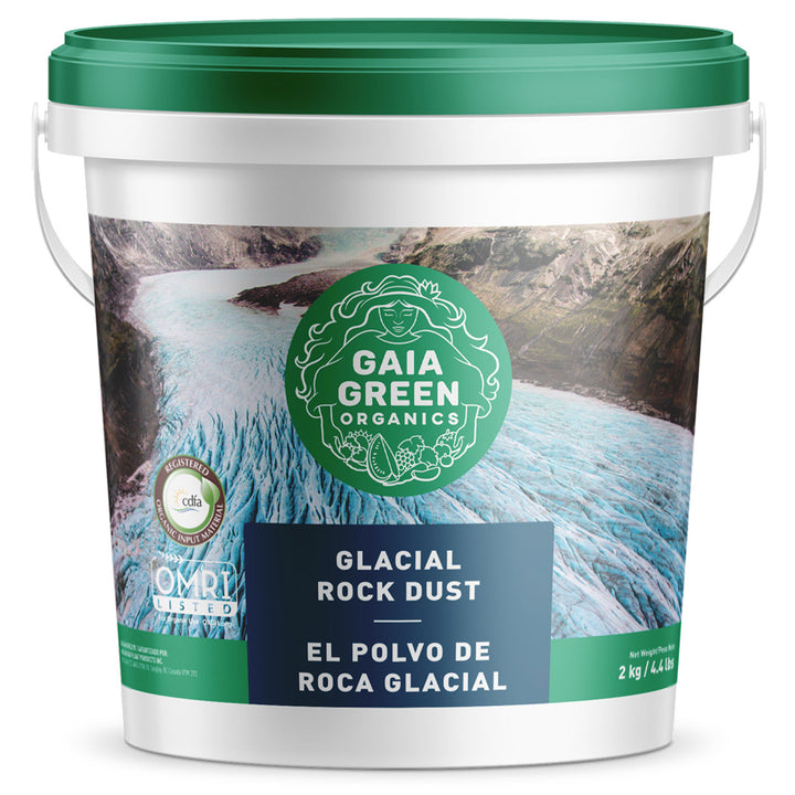 GAIA GREEN Organics Glacial Rock Dust Natural Mineral Soil Supplement, 2 kg - VMInnovations
