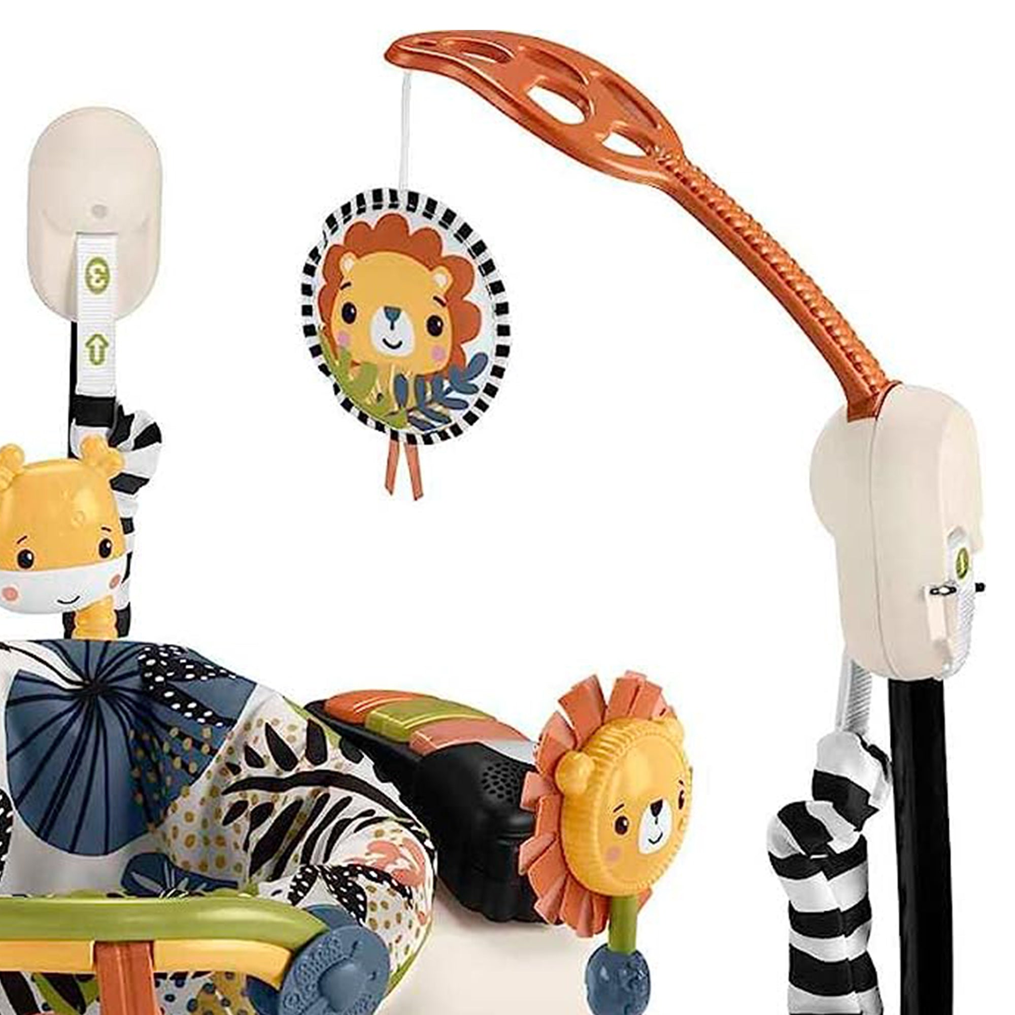 Fisher-Price Palm Paradise Jumperoo Baby Activity Center with Lights & Music - VMInnovations