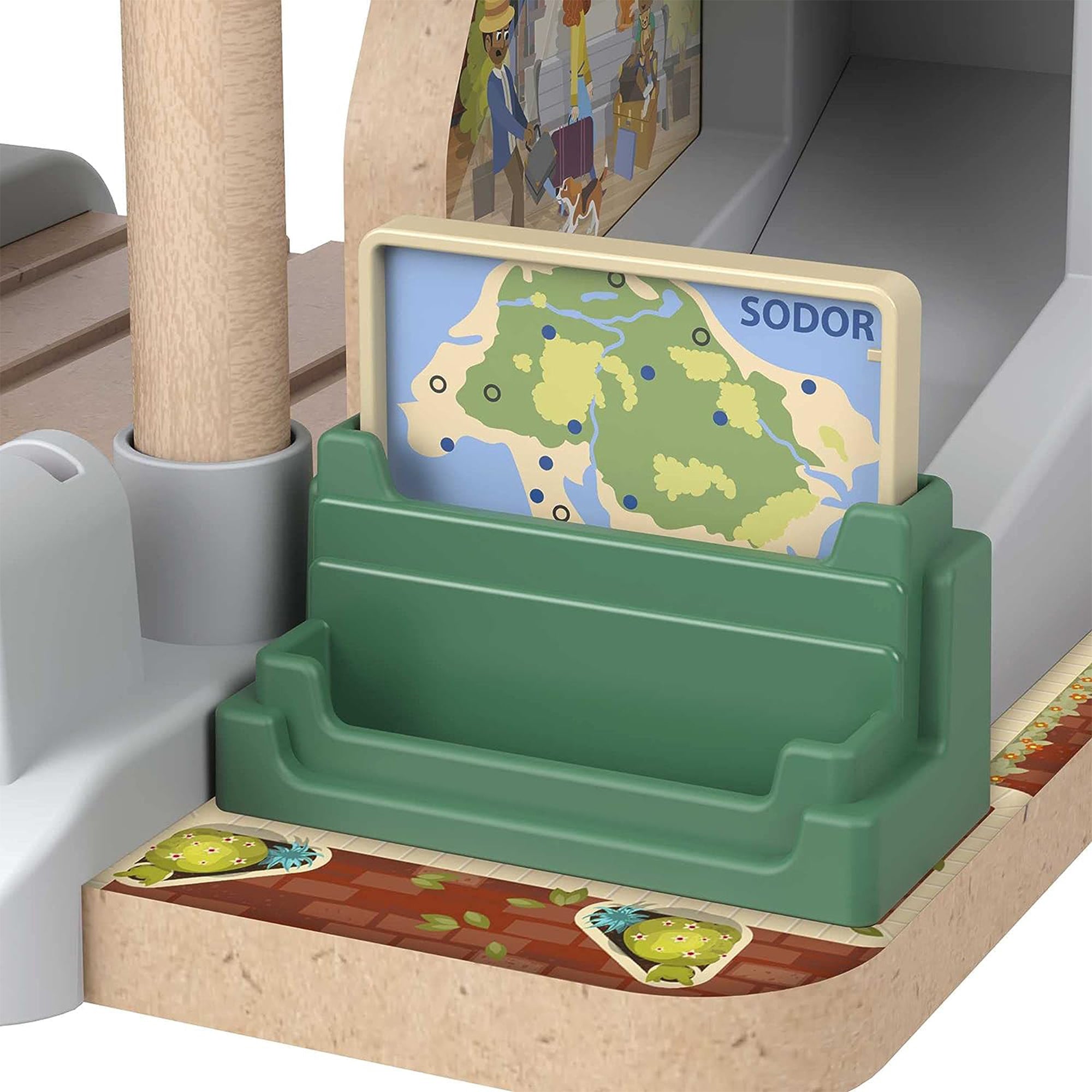 Thomas & Friends Toy Strain Set, Knapford Station Wood Railway Passenger Pickup - VMInnovations