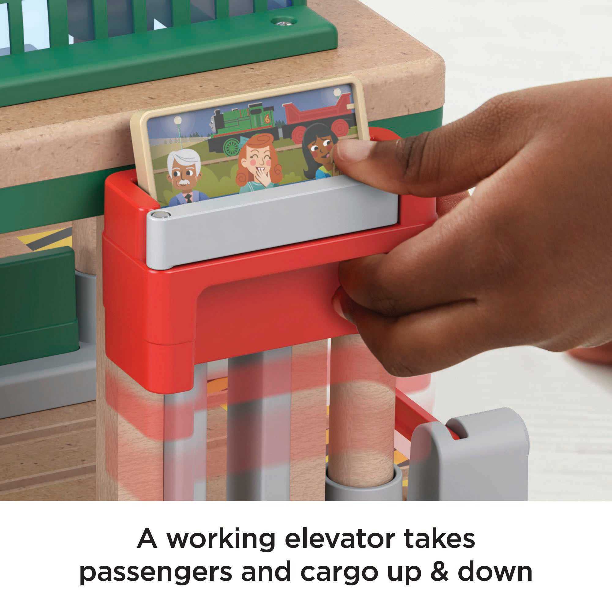 Thomas & Friends Toy Strain Set, Knapford Station Wood Railway Passenger Pickup - VMInnovations