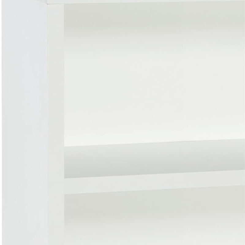 ClosetMaid 5 Tier Bookshelf with Adjustable Shelves and Closed Back Panel, White