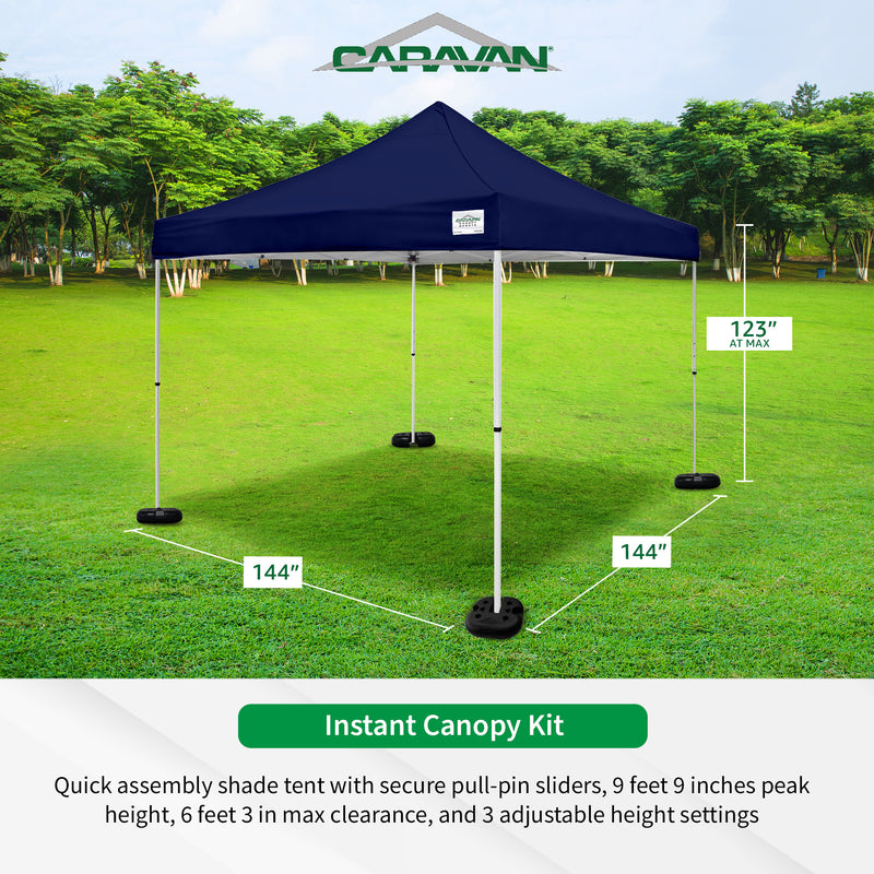 Caravan Canopy M Series Sidewall Kit & M Series Pro 2 Shade Tent w/Roller Bag