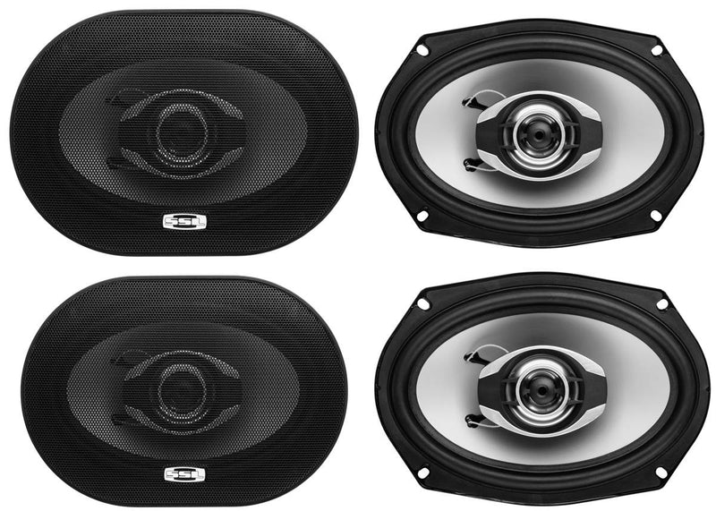SOUNDSTORM GS269 6x9" 700 Watt Per Pair 2-Way Car Auto Audio Speakers (4 Pack)