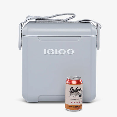 Igloo 11Qt Tag Along Too Insulated Strapped Picnic Style Cooler,Light Gray(Used)
