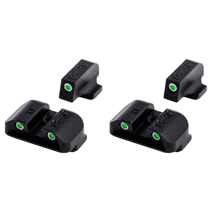TruGlo Glow in the Dark Pistol Sight for Springfield XD, XDM, & XDS (2 Pack) - VMInnovations