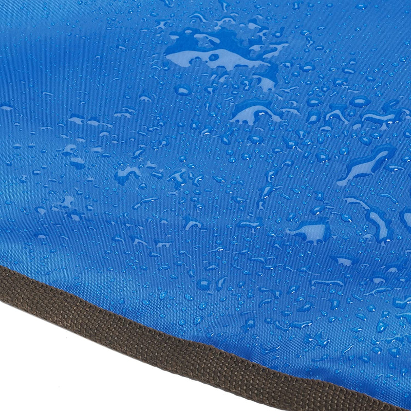 Lightspeed XL Ultra-Plush Waterproof Outdoor Stadium Blanket w/ Travel Bag, Blue