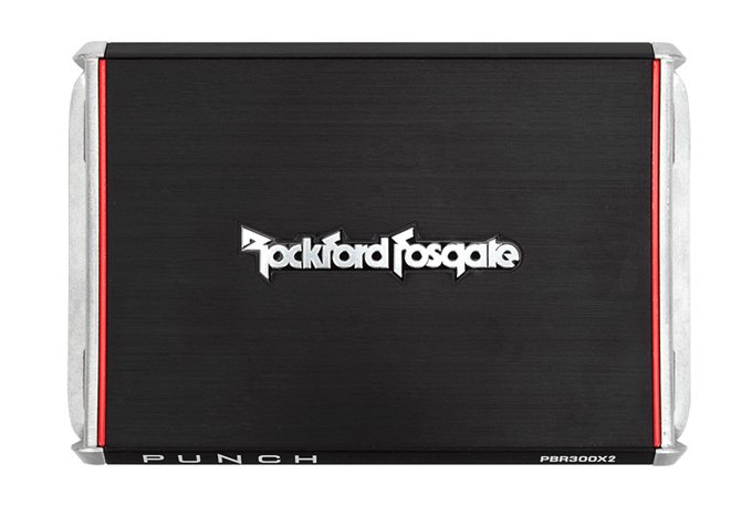 Rockford Fosgate PBR300X2 300 W 2-Channel Amp for Compact Sub Systems (2 Pack)
