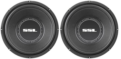 SoundStorm SSL SS12 12" 1600W Car Subwoofers Power Subs Audio Woofers Stereo, 2 Pack