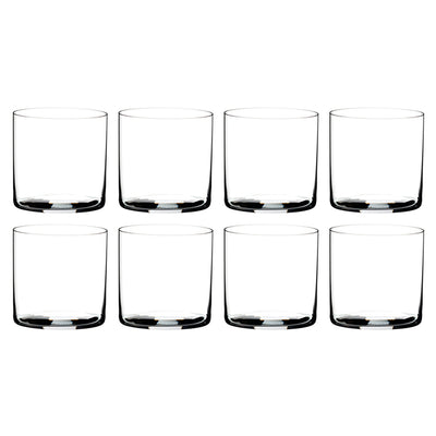 Riedel O Crystal Dishwasher Safe Stemless Water/Wine Tumbler Glasses (8 Pack)