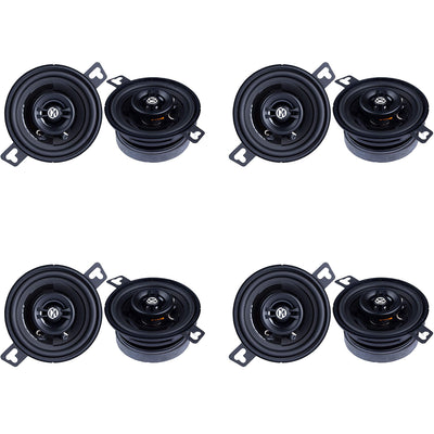 Memphis Audio Power Reference Series 3-inch Coaxial Speaker System (4 Pack)