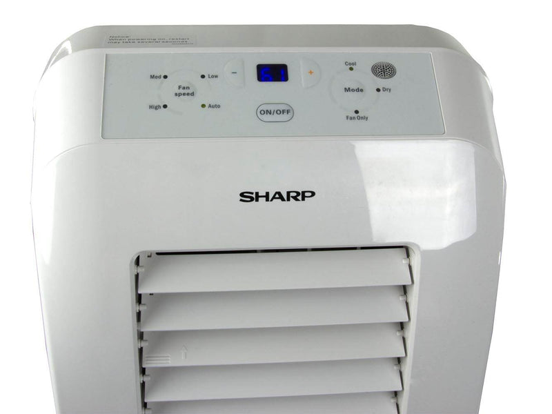 SHARP CV10CTXW 10,000 BTU Compact Portable Electric Air Conditioner | 410 Sq Ft