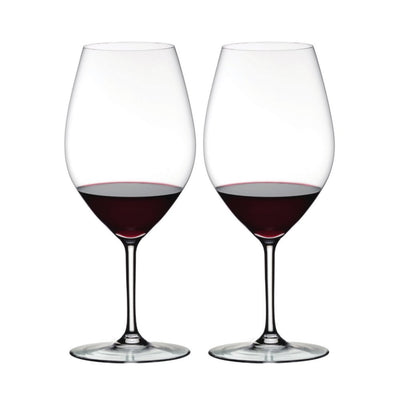 Riedel Ouverture Double Magnum Crystal Red Wine Glasses, 35 Ounce (8 pack)