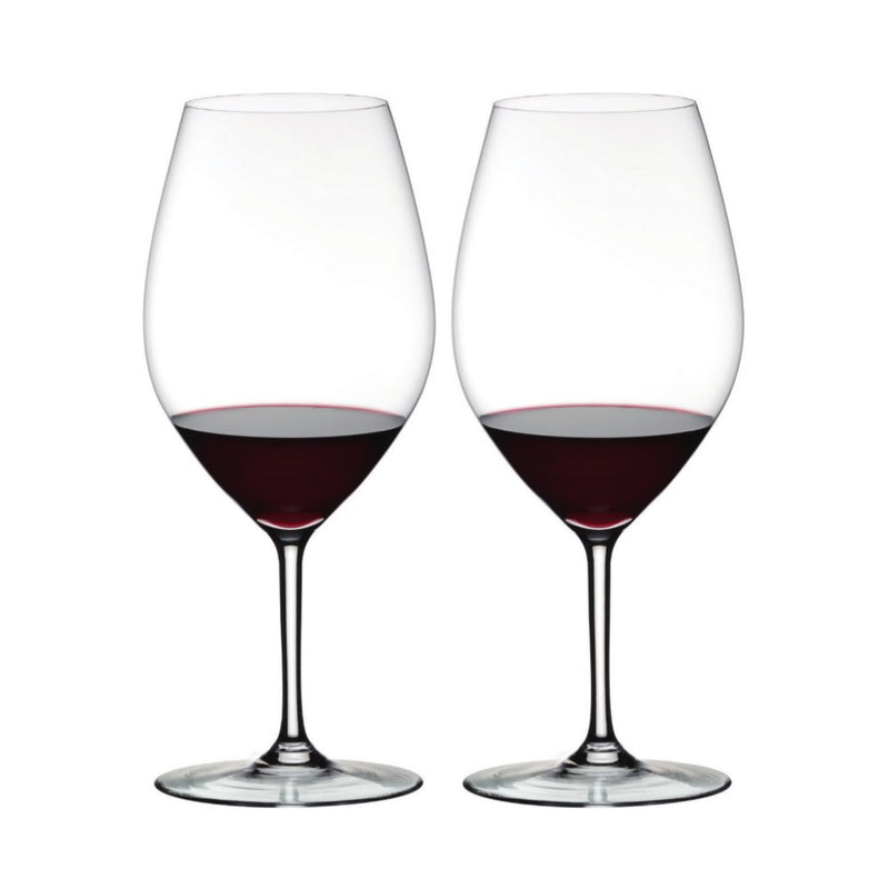 Riedel Ouverture Double Magnum Crystal Red Wine Glasses, 35 Ounce (6 Pack)