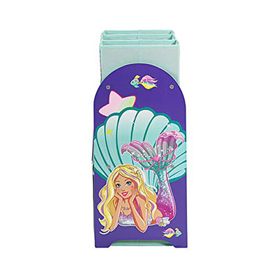 Barbie Mermaid and Friends Multi Bin Toy Organizer, Ages 3 and Up, Multi Color