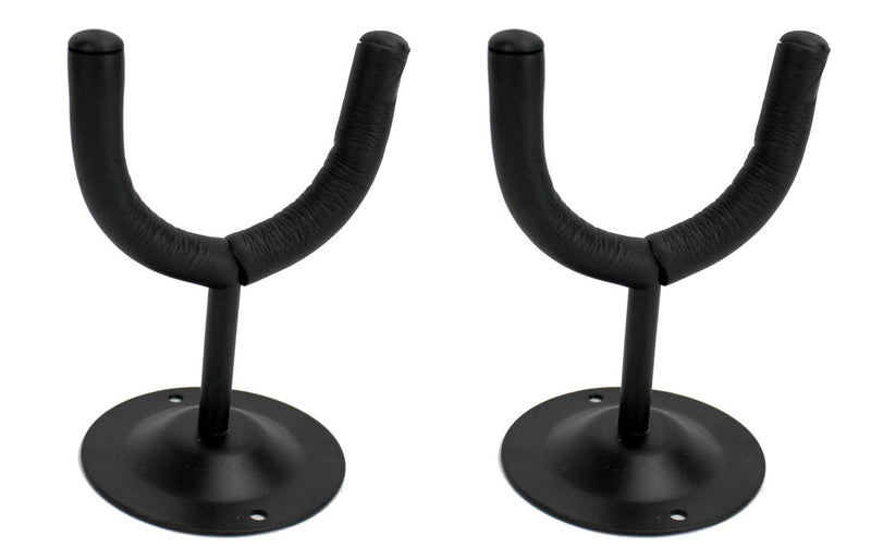 2) New Pyle PGS313 6" Guitar Wall Hanger Stand Regular-Sized Necked Instruments
