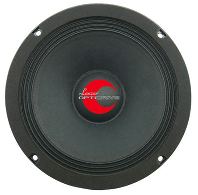 4) New Lanzar OPTI8MI 8" 800 Watt 4-Ohm High Power Mid Bass Car Audio Speakers