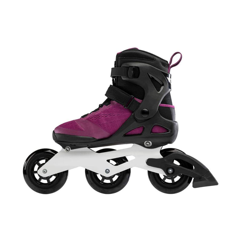 Rollerblade Macroblade 100 3WD Womens Adult Fitness Inline Skate Size 5, Violet