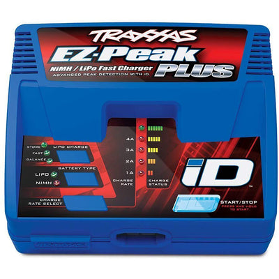 Traxxas 2970 EZ-Peak Plus 4-Amp NiMH/LiPo Fast Battery Charger, Basic Pack