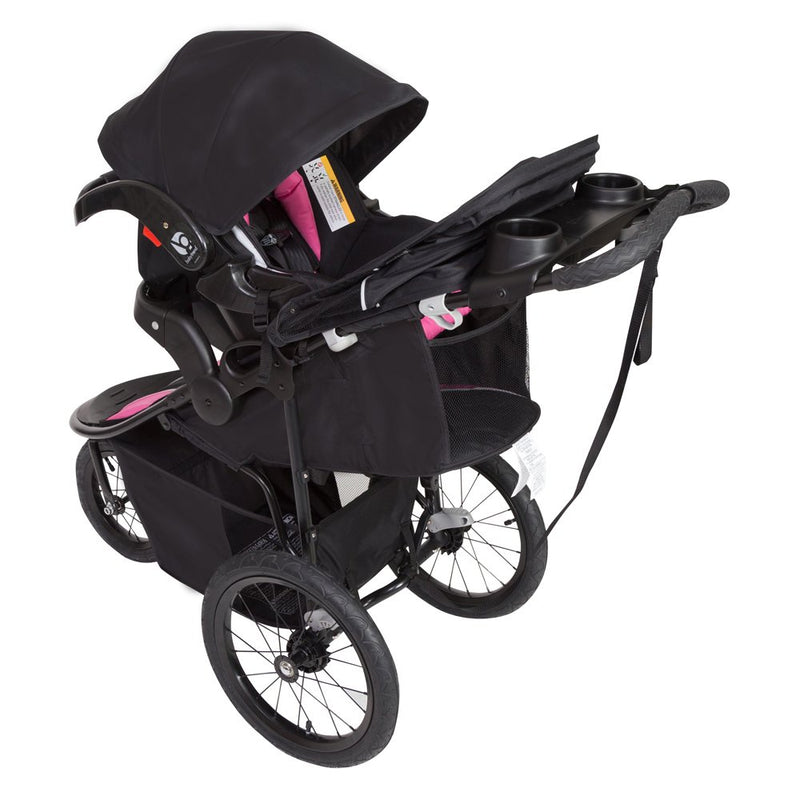 Baby Trend Cityscape Lightweight Infant Jogger Stroller Travel System, Rose Pink