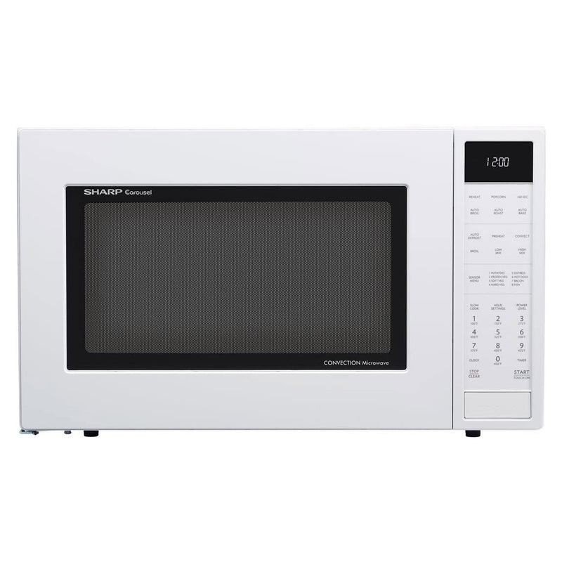 Sharp SMC1585BW 1.5 Cu Ft 900W Convection Microwave Oven (Refurbished)