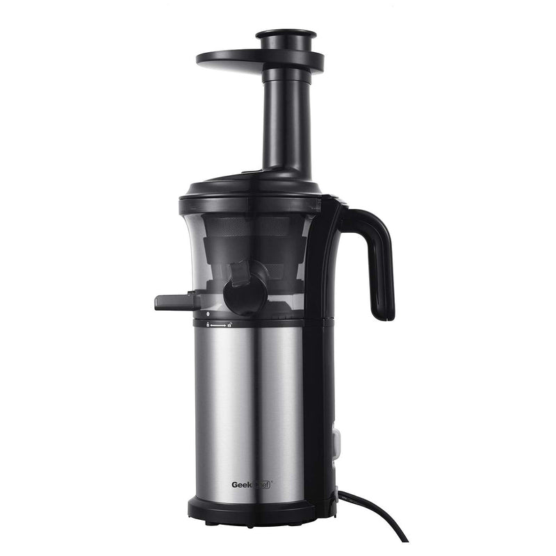 Geek Chef GSC36 Compact Electric Slow Masticating Juice Extractor Juicer Machine