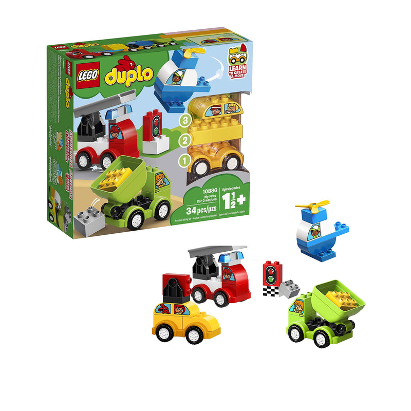 LEGO 10886 Duplo 34 Piece My First Car Creations Building Set for Preschoolers