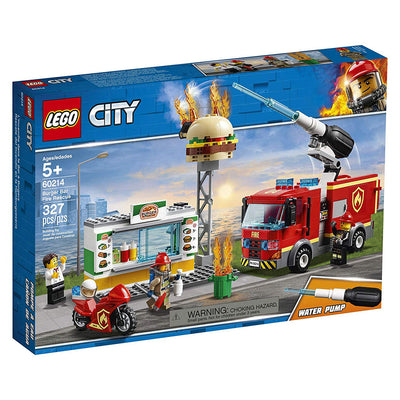 LEGO 6251391 City Fire Burger Bar Fire Rescue Set with Restaurant and Fire Truck