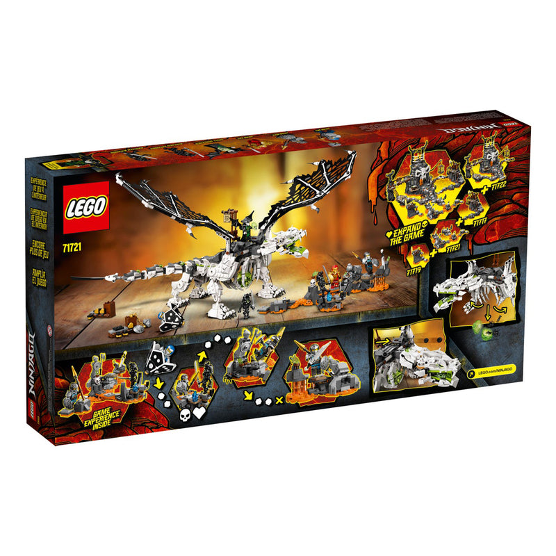 LEGO 71721 NINJAGO Skull Sorcerers Dragon Building Set & Board Game w/6 Figures