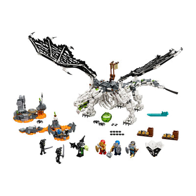 LEGO 71721 NINJAGO Skull Sorcerers Dragon Building Set & Board Game w/6 Figures