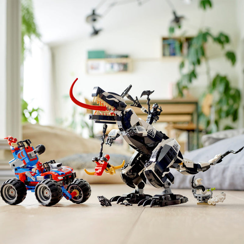LEGO 76151 Marvel Spider Man Venomosaurus Ambush Building Block Set with Venom