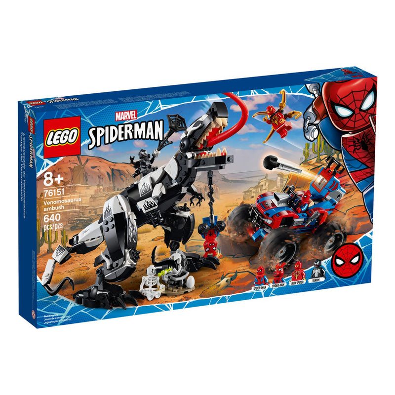LEGO 76151 Marvel Spider Man Venomosaurus Ambush Building Block Set with Venom