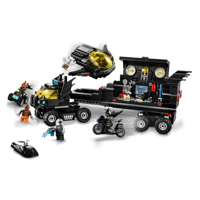 LEGO 76160 Batman Mobile Bat Base Block Building Set & 6 Minifigures, 743 Pieces