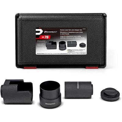 Powerbuilt 641321 Universal Heavy Duty Honda Lower Ball Joint Tool Adapter Kit