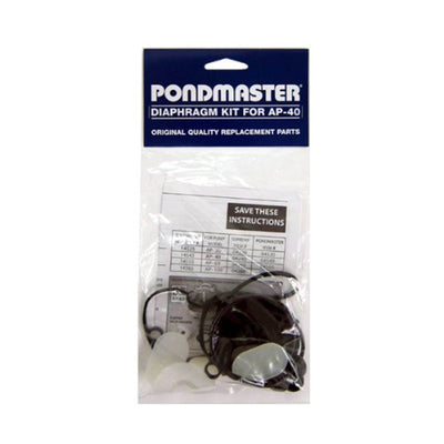 Pondmaster 14545 Supreme Diaphragm Rebuild Replacement Kit AP-40 Pond Air Pumps