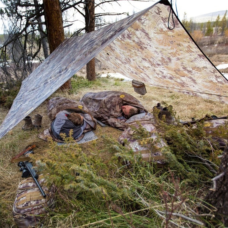 Slumberjack Satellite Tarp Lightweight Camping Shelter, Kryptek Camo