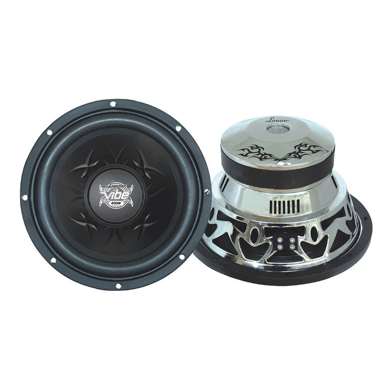 4) Lanzar Vibe 800 Watt 8-Inch 4-Ohm Subwoofers Black Car Audio SVC Subs | VW84