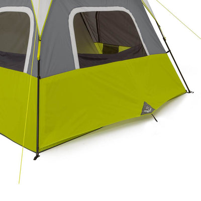 CORE Equipment 12 Person Instant Green/Grey Cabin Tent - 18'x10'