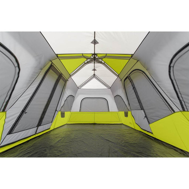 CORE Equipment 12 Person Instant Green/Grey Cabin Tent - 18&