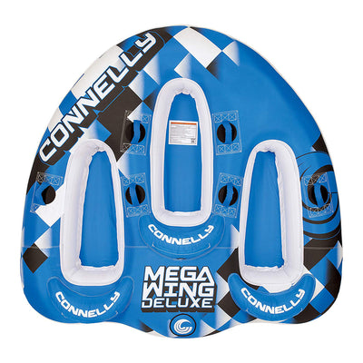 Connelly 67170006 Mega Wing Deluxe Inflatable Towable Water Tube for 3 People