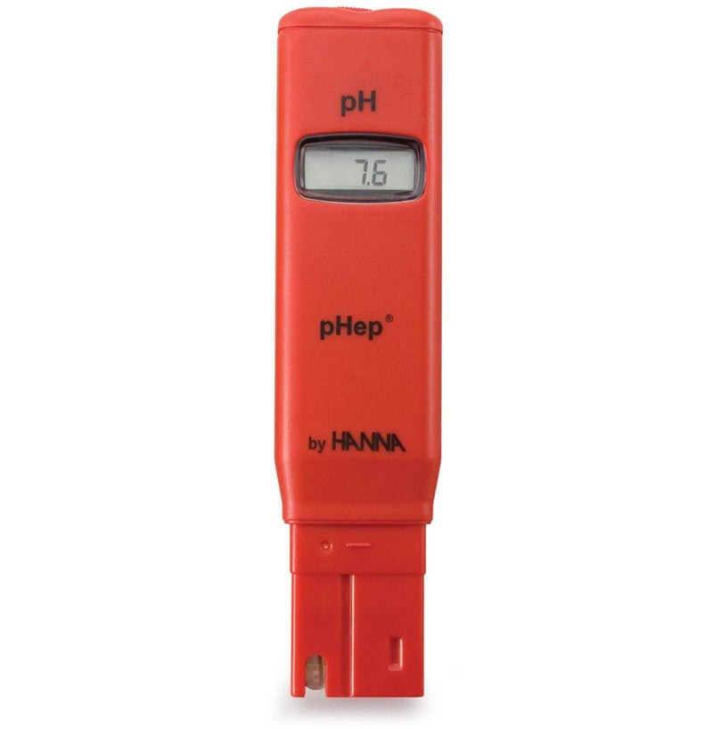 (2) Hanna Instruments LCD pHep PH Tester Meters w/ Renewable Junction | HI98107
