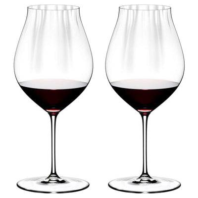 Riedel 29 Ounce Performance Pinot Noir Clear Crystal Wine Glass Set, (2 Pack)