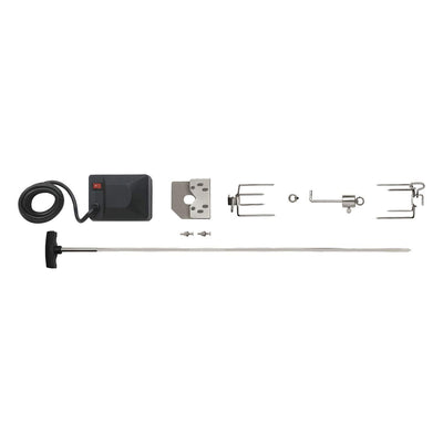Napoleon 69211 Stainless Steel Rotisserie Kit with Motor for Large Gas Grills